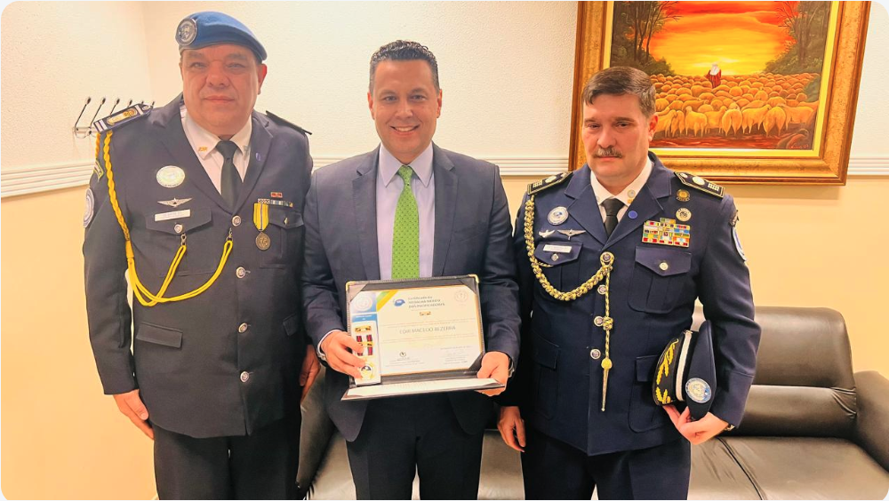 AUNIPI Awarded Bishop Macedo the Peacemakers Merit Medal